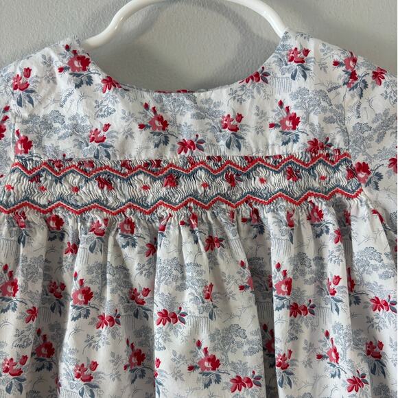 Baby Bonpoint Long Sleeve Floral Dress Size 2 - Picture 3 of 6